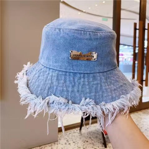 Jean Fisherman Hat Women's Spring And Summer
