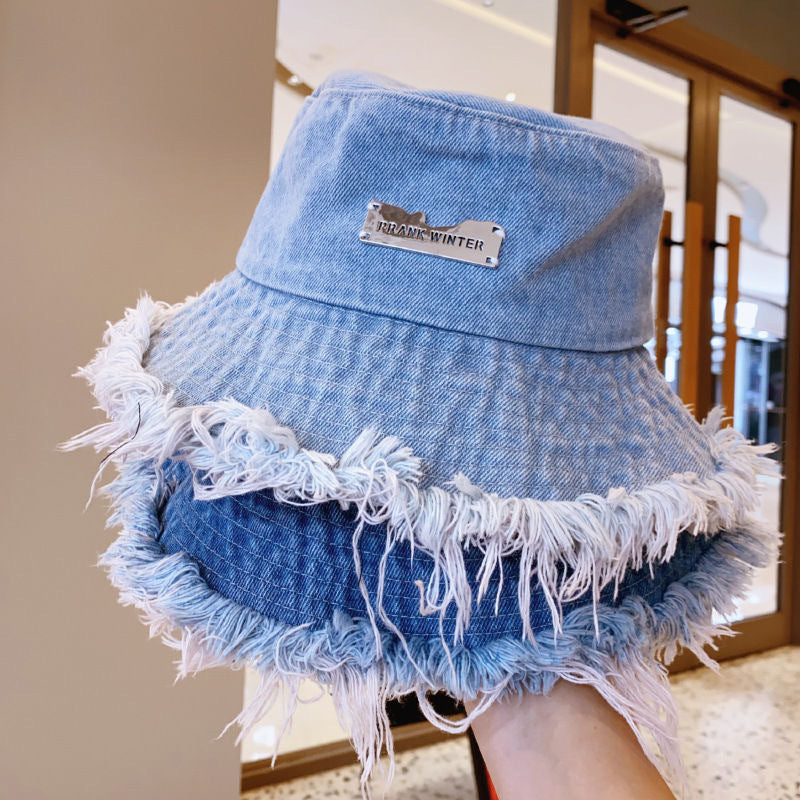 Jean Fisherman Hat Women's Spring And Summer