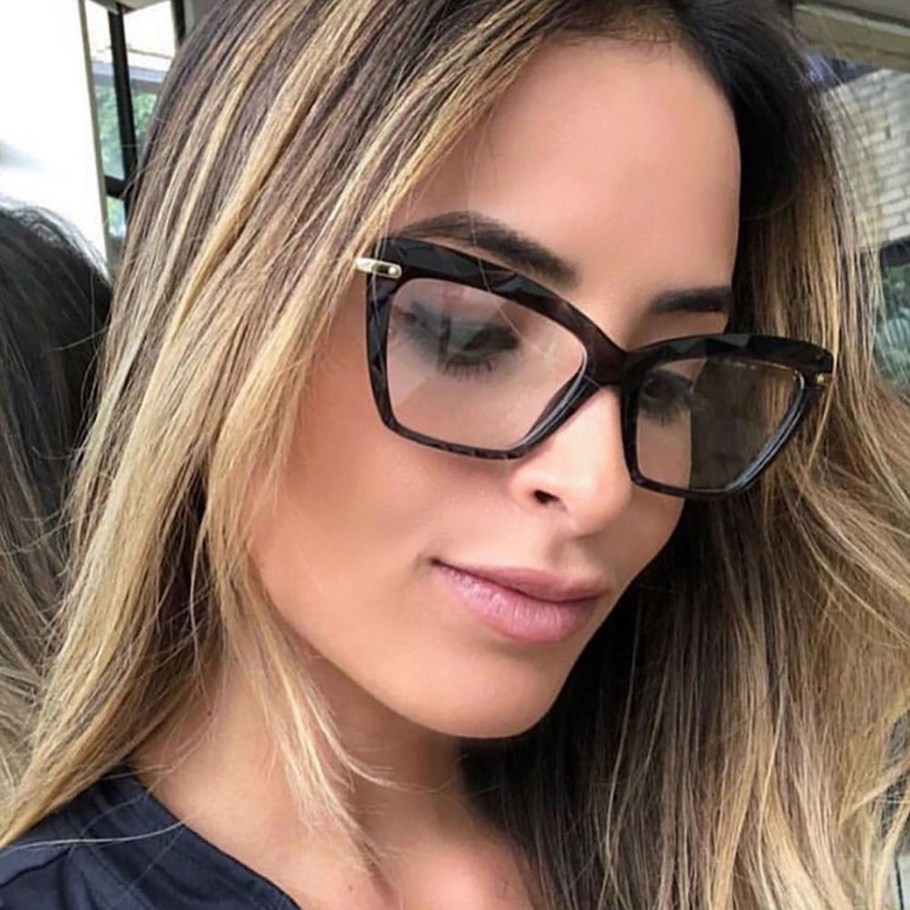 Anti Blue Cat Eye Multi Faced Glasses