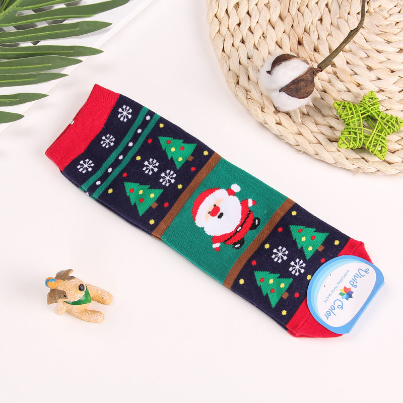 New Year's Socks for Autumn and Winter Christmas Women Socks