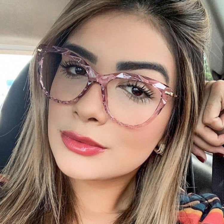 Anti Blue Cat Eye Multi Faced Glasses