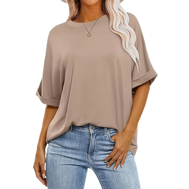 3 Pcs Women Oversized T-Shirt Short Sleeve