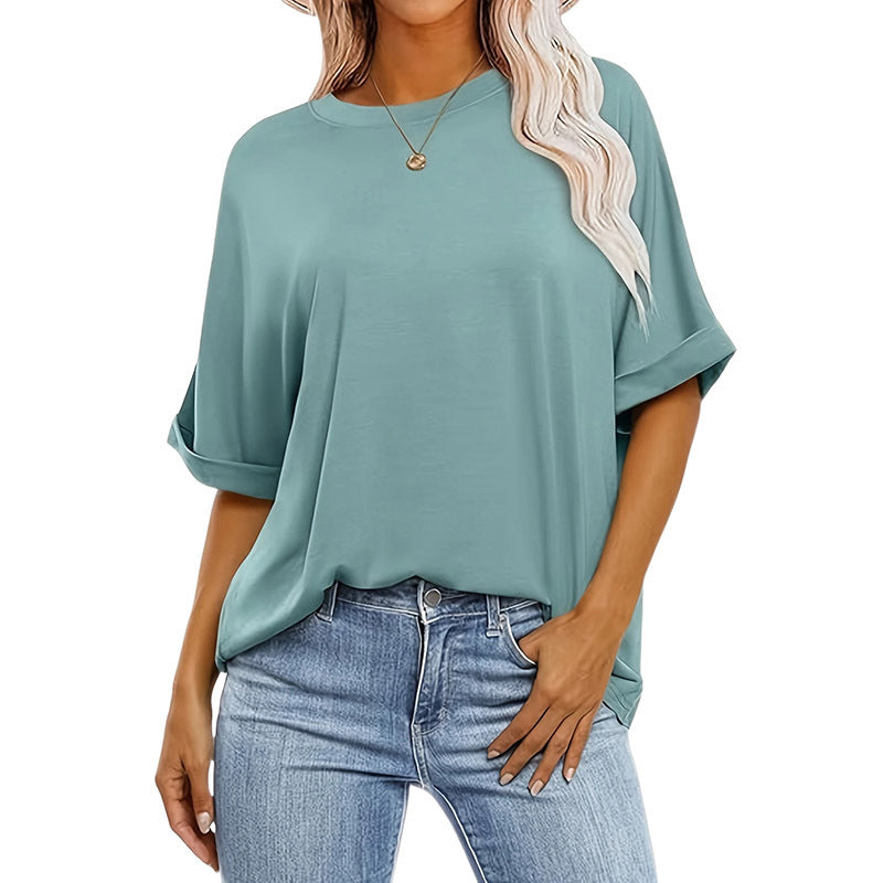 3 Pcs Women Oversized T-Shirt Short Sleeve