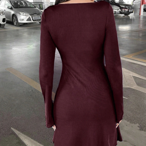 Black Fungus Cuffs Women's Dress