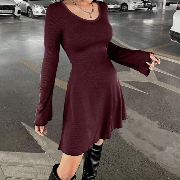Black Fungus Cuffs Women's Dress