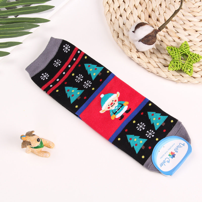 New Year's Socks for Autumn and Winter Christmas Women Socks