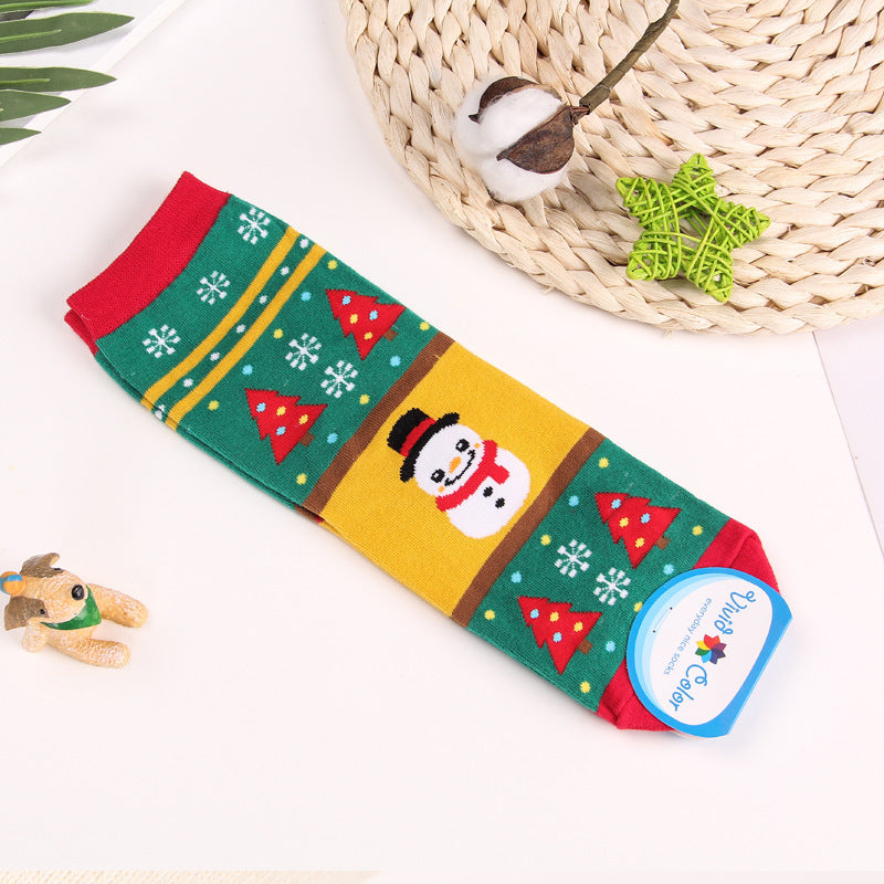 New Year's Socks for Autumn and Winter Christmas Women Socks