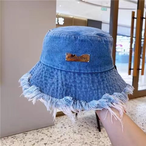 Jean Fisherman Hat Women's Spring And Summer
