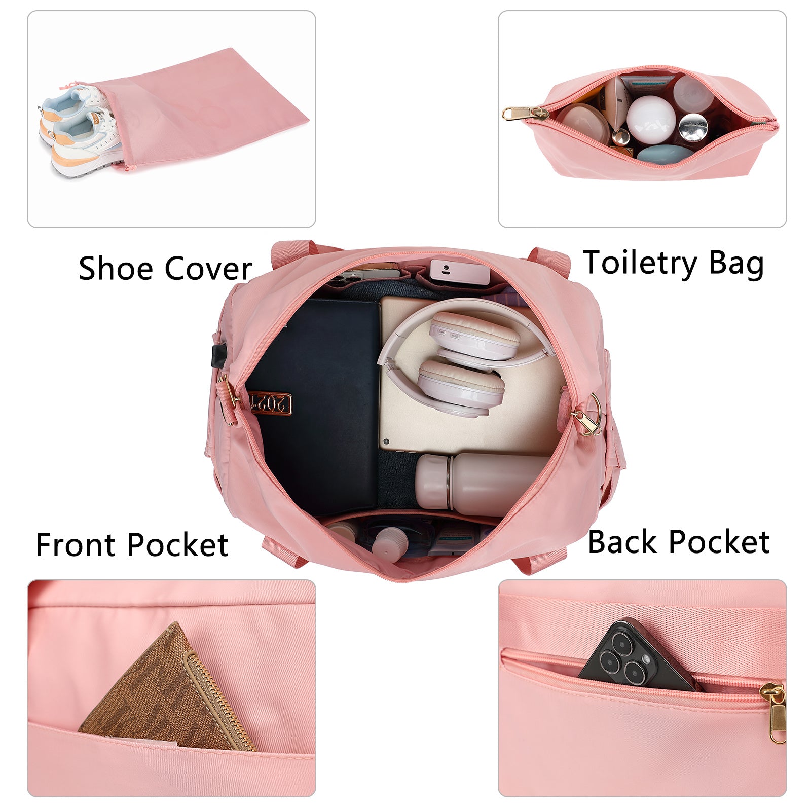 Gym & Travel Duffel Bag With USB Charging Port