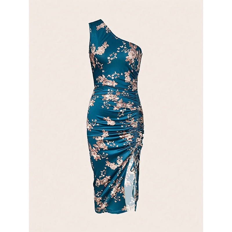 Summer 2025 Floral Beach Cocktail Wedding Guest Dress